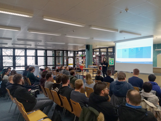 Präsentation in der Mediothek